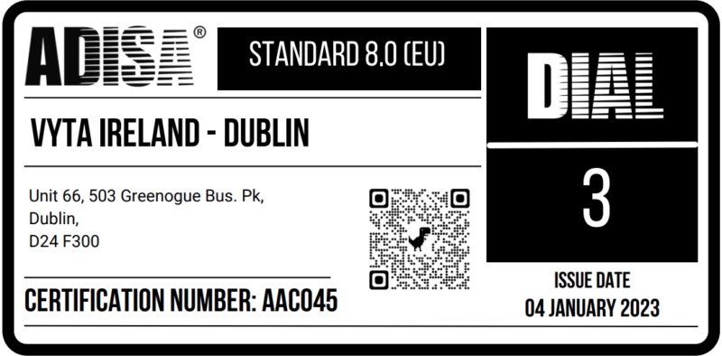 Irish ADISA certified ITAD Vyta