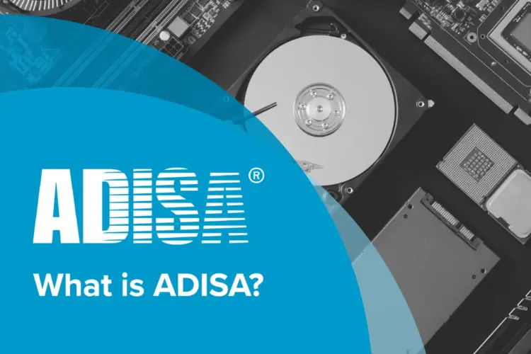 Blog post about What is ADISA Certification for IT Asset Disposal Companies, showing data devices