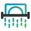 Hard drive shredding icon